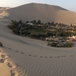 O oásis de Huacachina em Ica