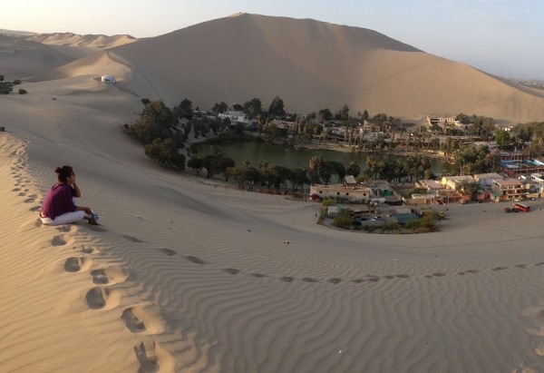The oasis of Huacachina in Ica