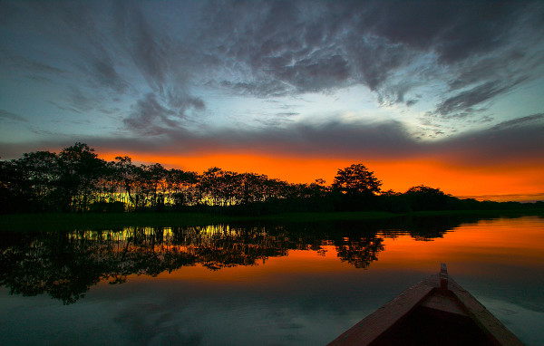 amazonas-coucher du soleil